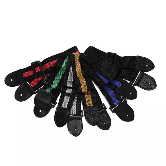 adjustable nylon guitar strap electric acoustic bass guitar strap ukulele-yt