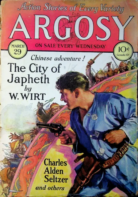 Argosy Part 4: Argosy Weekly Mar 29 1930 FR Low Grade