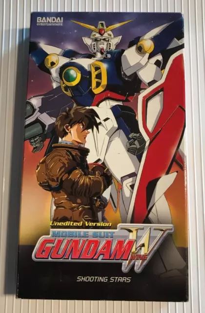 GUNDAM WING VOL. 1: Shooting Stars ~ VHS, 2000, Dubbed Uncut ~ $16.34 ...
