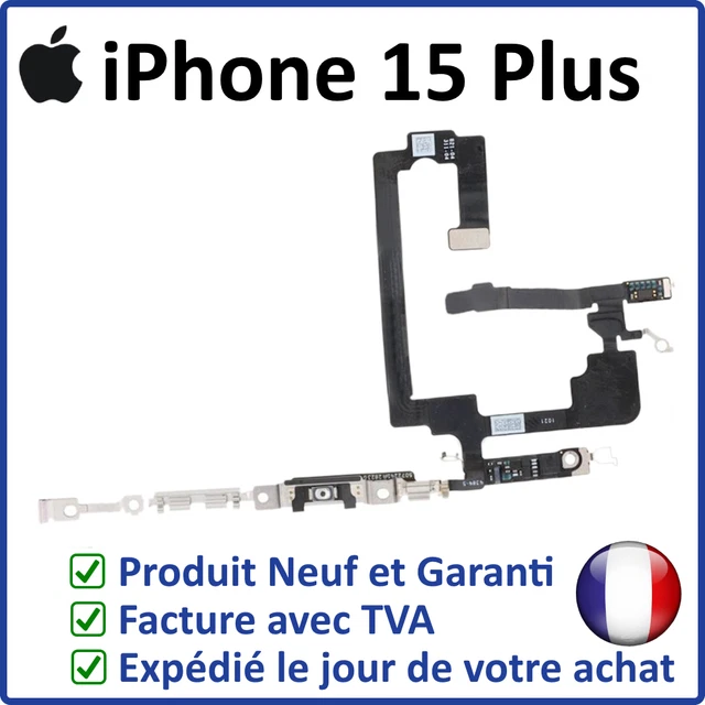 Nappe Bouton Power IPhone 15 Plus - Référence A2847/A3093/A3095 - Neuf