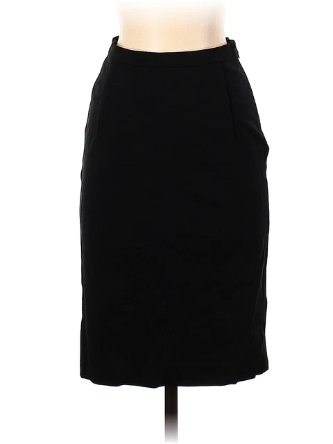 Diane von Furstenberg Women Black Casual Skirt 2