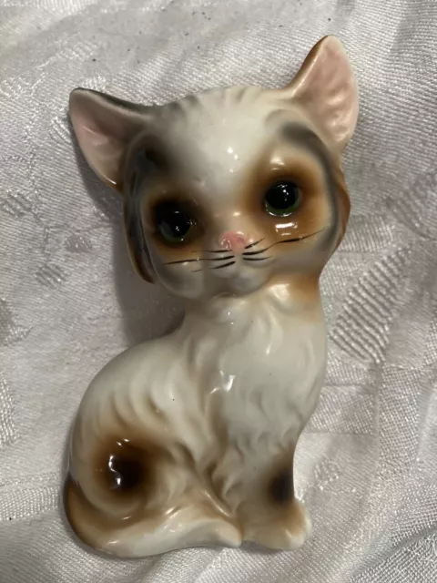 Vintage Ceramic Kitty Cat Figurine / Japan