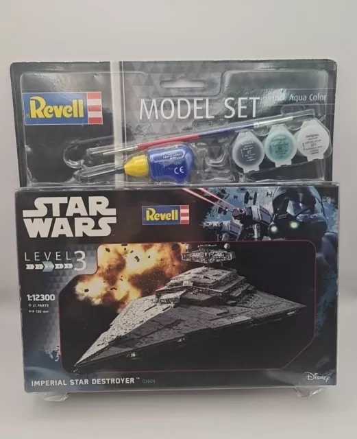 Revell Star Wars Imperial Star Destroyer Modellbausatz mit Basiszubehör Set NEU