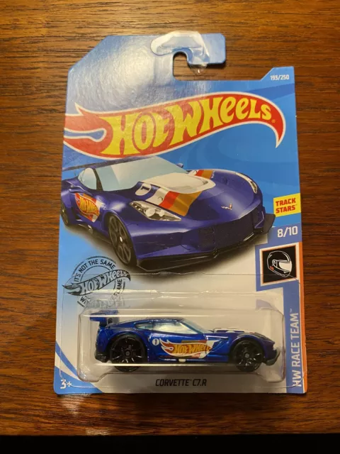 NEW 2019 HOT Wheels Chevy Corvette C7R Race Team Series RARE 7.95