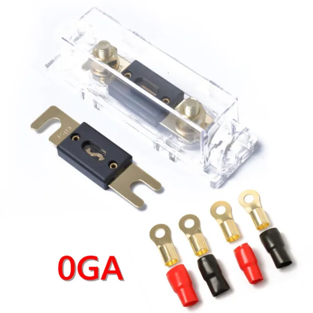 0 Gauge GA AWG ANL Fuse Holder Fuse Block Fuse Box with 300 Amp and 150 Amp