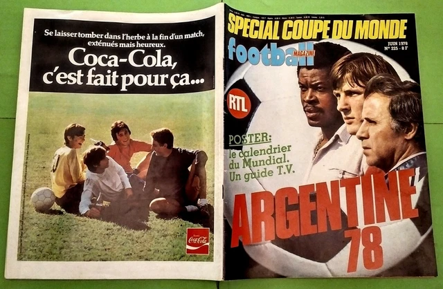 Football Magazine N°225 - Guide Mundial Argentina 1978 - Les 16 équipes En Couleur, Collector