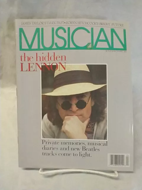 Vintage Musician Magazine #114 April 1988 John Lennon The Beatles James Taylor