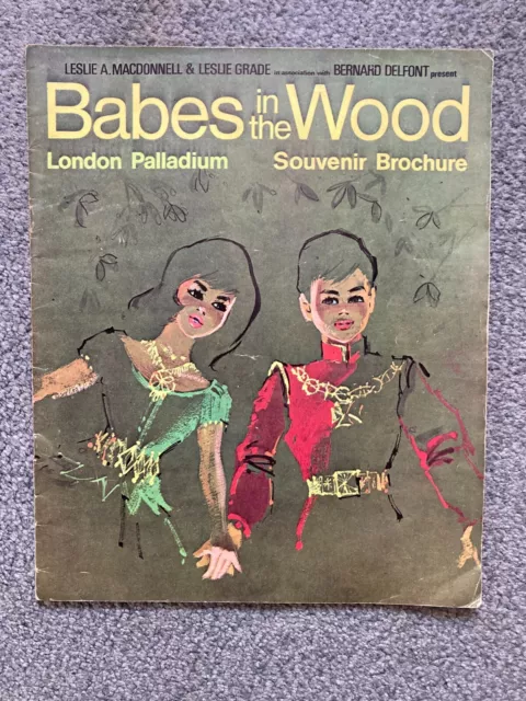 1960's London Palladium programme. "Babes in the Wood"