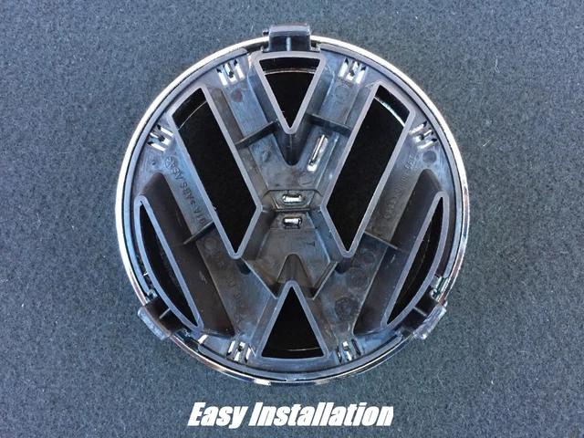 VW Golf MK5 Chrome Front Grille Badge Emblem 125MM MK5 Gti Tdi Front Badge 2