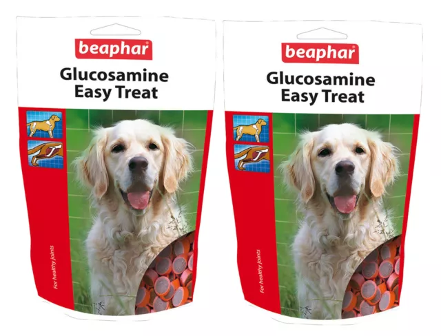 2x Beaphar Dog Glucosamine Easy Treat 150g 3