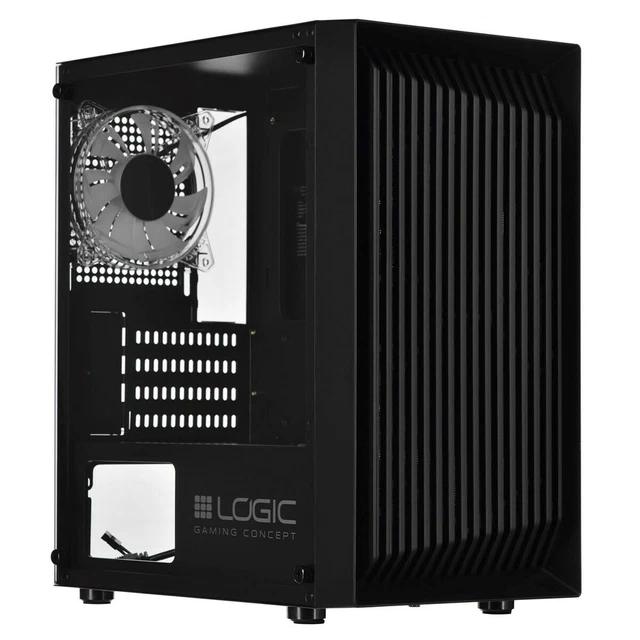 CASE COMPUTER DESKTOP ATX Logic ATOS ARGB Nero EUR 84,00 - PicClick FR