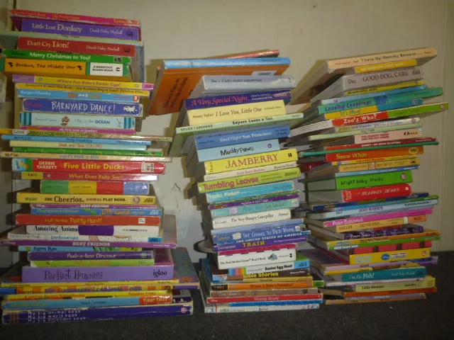 Lot of 10 Board Toddler Hardcover Picture DayCare Kid Child Books - MIX UNSORTED