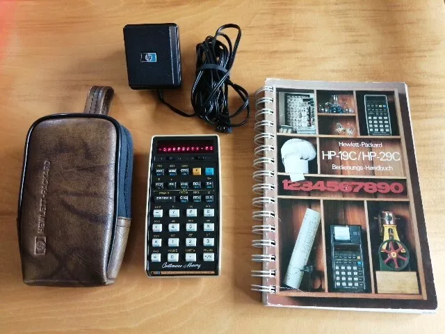 HEWLETT PACKARD HP 29C  • Technisch wissensch. Rechner 1979 & Zubehör Calculator