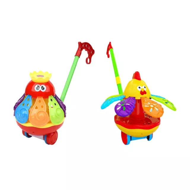 Push Along Walking Toy Push and Pull Walking Toy for Boys Kids Birthday Gift