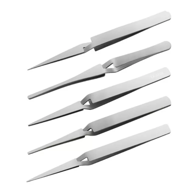 Lock Stainless Steel High-precision Tweezers Reverse Action Tweezers