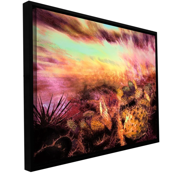 ArtWall Dean Uhlinger 'A Southwest Wind' Floater Framed  Small