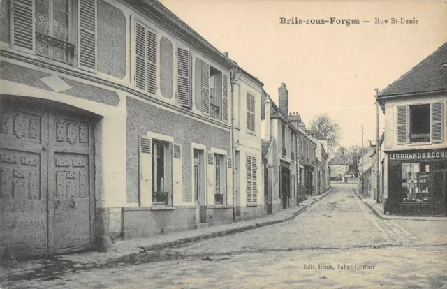 Cpa 91 Briis Sous Forges Rue Saint Denis