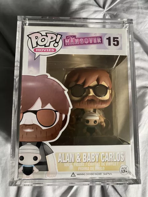 FUNKO POP VINYL - The Hangover - Alan and Baby Carlos #15 With Magnetic  Stack £129.00 - PicClick UK
