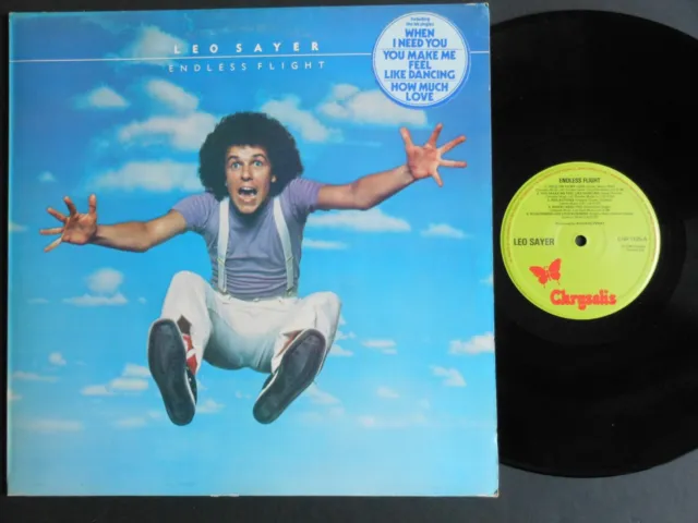 LEO SAYER Endless Flight 12" Vinyl LP album 1976 Chrysalis CHR 1125