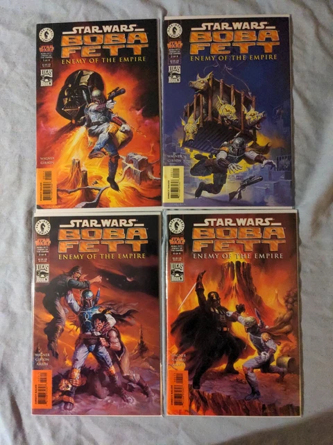 Star Wars Boba Fett Enemy Of The Empire 1-4 Complete Set Dark Horse