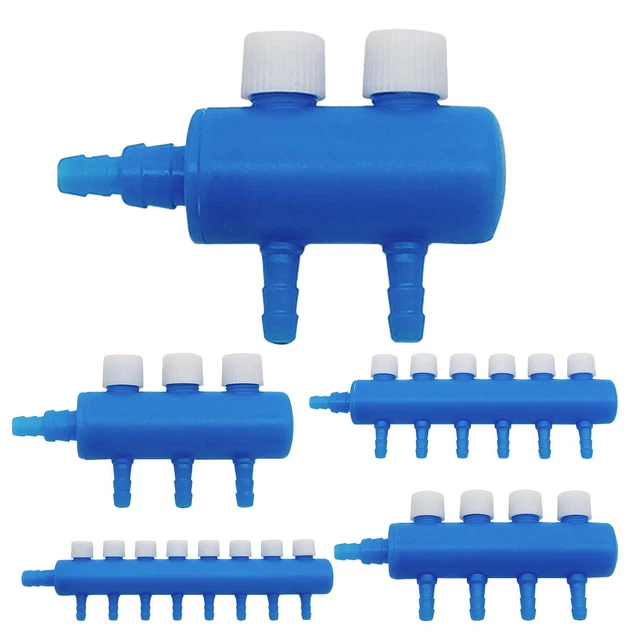 2pcs Aquarium Air Tubing Valves Fish Tank Air Pump Splitter Valve Airline Tube