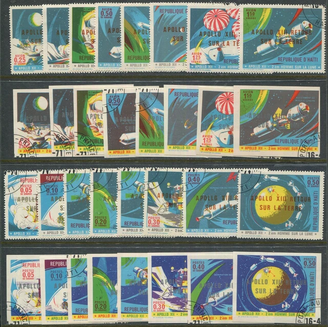 Haiti - Apollo 13, four complete sets. High catalogue value