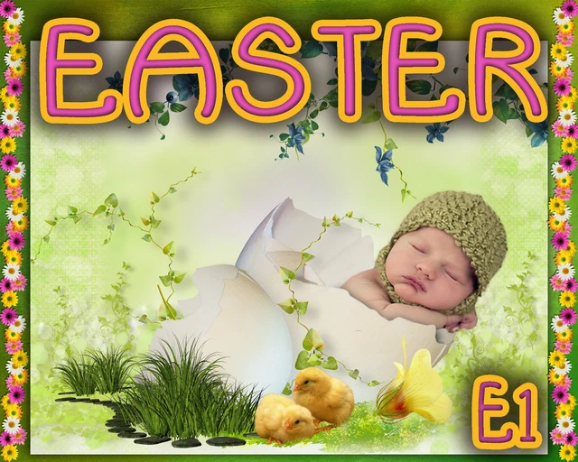 Oster-Fotohintergrund Stoff 2,4x1,8 M – Rustikaler Gras- & Holzwand-Hintergrund Für Studio, Kinderfotos, Party