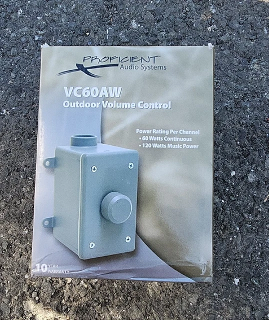 Proficient Audio Systems VC60AW Outdoor Volume Control -60 Watts (6 Pack)