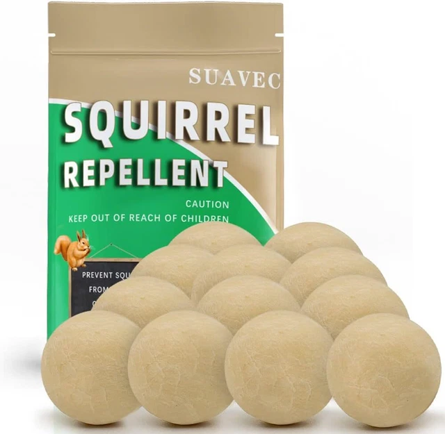 Chipmunk Squirrel Repellent Outdoor for Garden  Squirrel Deterrent Mint