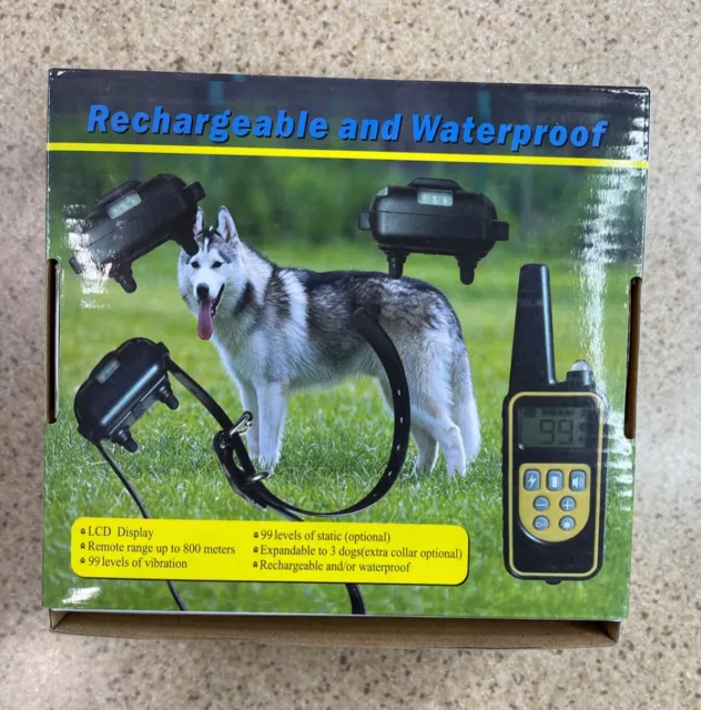 iMounTEK Dog  Training Collar Rechargeable Remote Control Waterproof 800m range