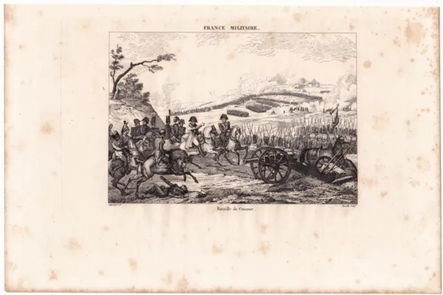 Bataille de Craonne Aisne Napoléon Bonaparte Campagne de France 1835 2