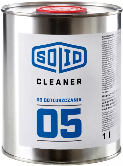 Solid Cleaner 05 Detergente agente sgrassante per metallo superfici zincate 1L