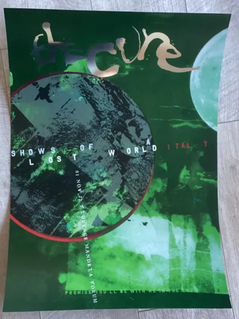THE CURE - FLORENCE Nov.2022 LIVE SHOW OFFICIAL MEMORABILIA. CONCERT/GIG POSTER!