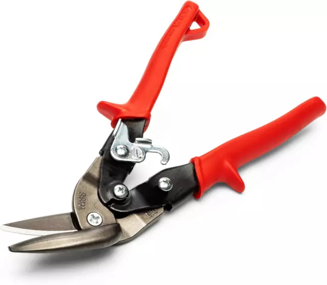 Crescent  9-1/4" Metalmaster Offset Straight and Left Cut Aviation Snips - M6R ,
