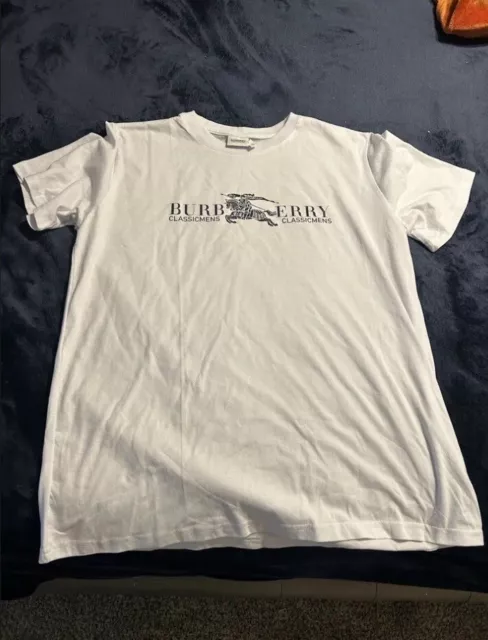 Burberry White T Shirt XXL