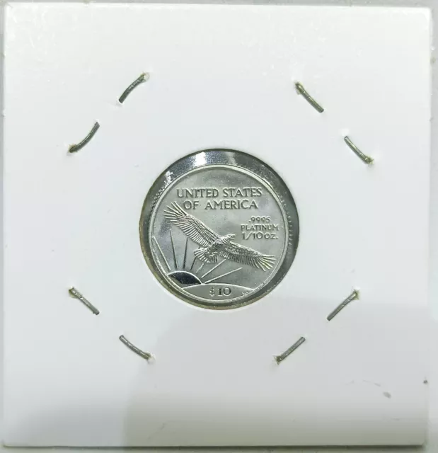 1999 $10 American Eagle Platinum Coin 1/10 Oz (I-16288) 2