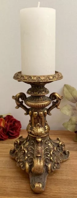 Kerzenleuchter Barock Leuchter Kerzenständer Antik Stil Kerzenhalter gold Deko
