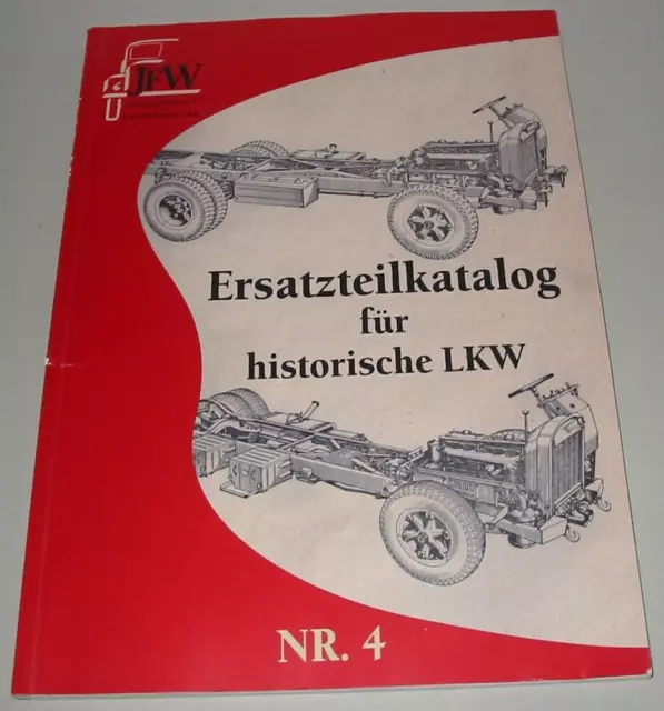 Ersatzteilkatalog JFW für historische LKW Magirus Deutz Mercedes Unimog Henschel