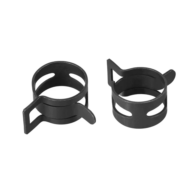 Nastro acciaio morsetto 22mm tubo fermo molla nero morsetto acciaio 20pcs