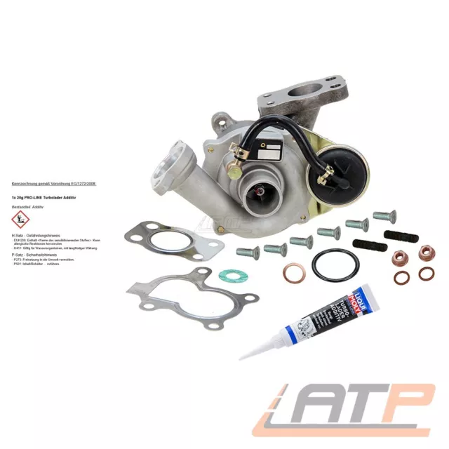 ABGAS-TURBO-LADER +DICHTSATZ MONTAGESATZ FÜR FORD FIESTA 5 JH JD 1.4 TDCi BJ 01-