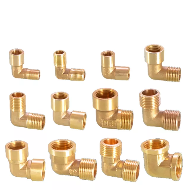 1/8"1/4"1/2"3/8"Male Female BSP Coupler Brass Fitting Pipe Pneumatic Connector