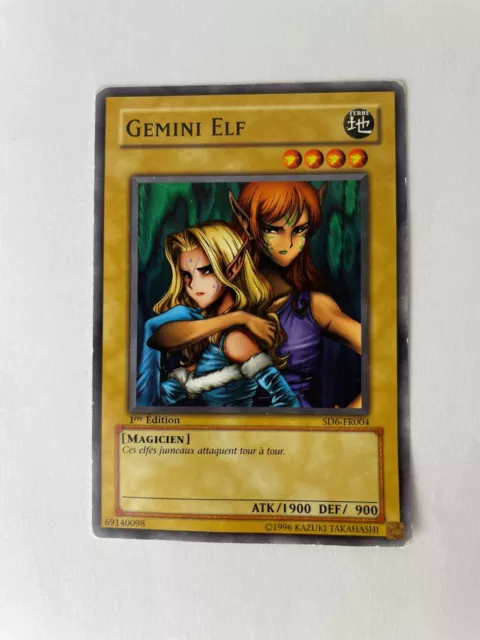 Carte Yu-Gi-Oh! (Konami) / Gemini Elf / SD6-FR004 / 1996