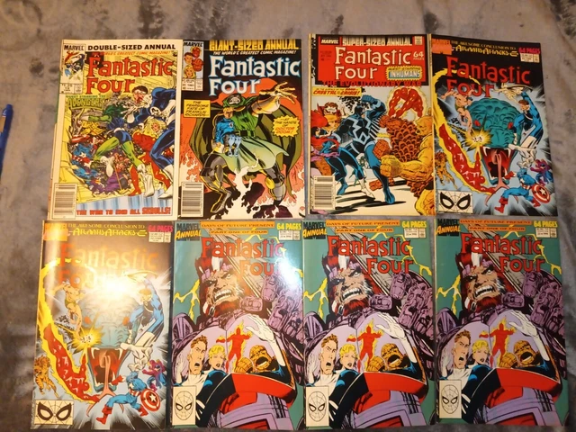 Marvel Fantastic Four Annual 8 Books Comic Lot Issues 19-23 With Doubles 🔥🔥🔥