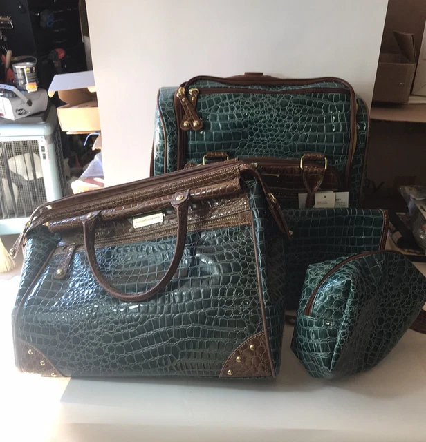 Samantha Brown 4 peace luggage set green/cam