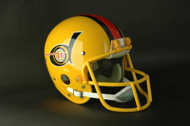 1974  WFL Detroit Wheels Suspension Football Helmet