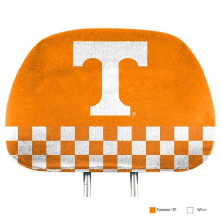 FANMATS 62071 University of Tennessee Printed Headrest Cover Set