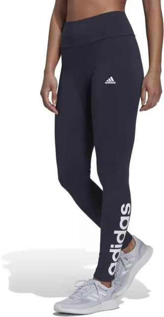 adidas Women's Essentials High-Waisted Logo Leggings Tights - Size XS - H07781 2