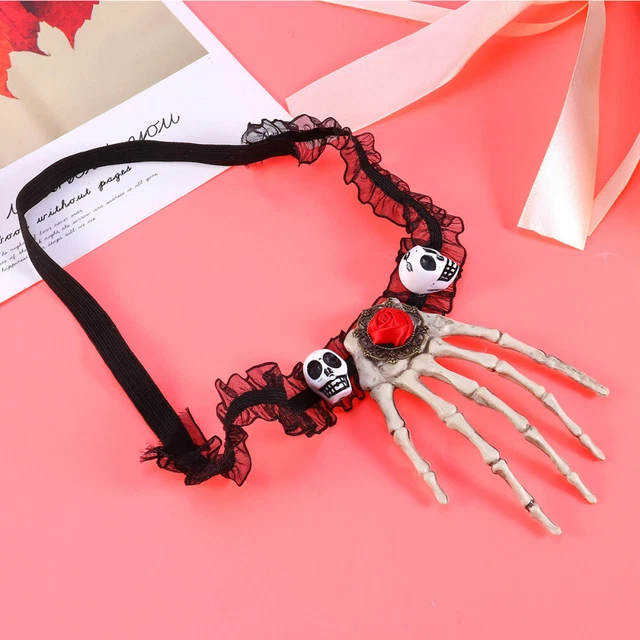 1 ピーススカルヘッドと手の骨ペンダントネックレスコスプレハロウィン用 EUR 6.36