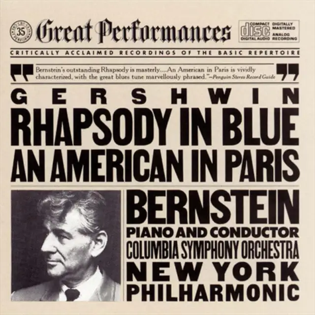 Gershwin Bernstein Nyp Rhapsody In Blue An American In Paris CD