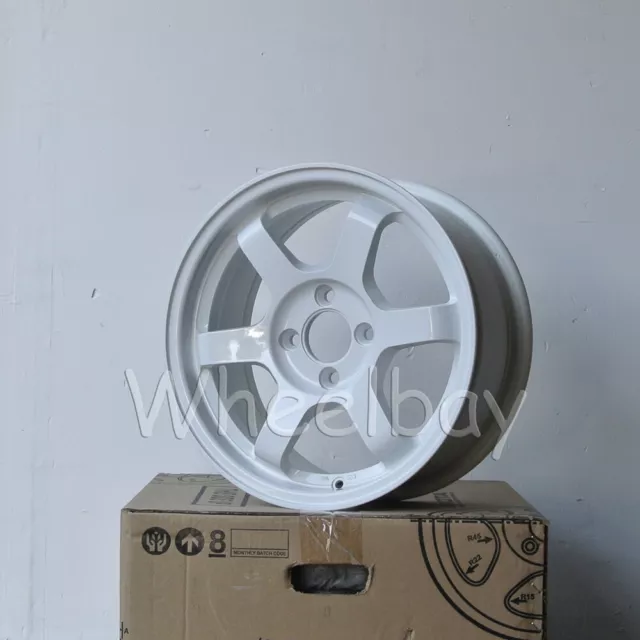1 Pc Only  Rota Wheel Grid 15X7  38 4X100 67.1  White